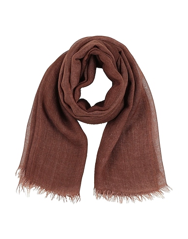 AVANT TOI Κασκόλ, εσάρπες και φουλάρια Καφέ 100% Κασμίρι