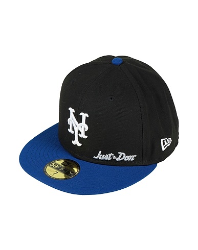 NEW ERA Hat JUST DON X NEW ERA COOPERSTOWN COLLECTION Black 100% Polyester