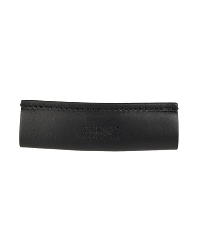 MM6 MAISON MARGIELA Haaraccessoire Schwarz 40% Rindsleder, 40% Edelstahl, 20% Messing
