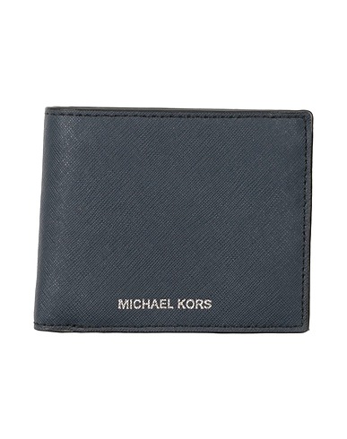 MICHAEL KORS MENS Wallet Midnight blue Textile fibres