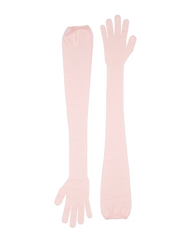 KHAITE Handschuhe Rosa 95% Kaschmir, 5% Polyamid