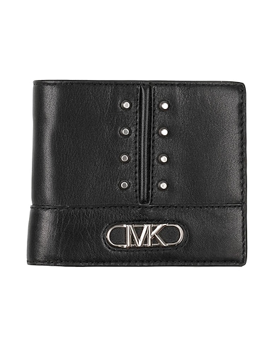 MICHAEL KORS MENS Portafoglio Nero Pelle