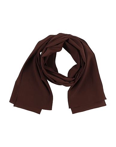 GIANLUCA CAPANNOLO Scarves and foulards Chocolate brown 100% Silk