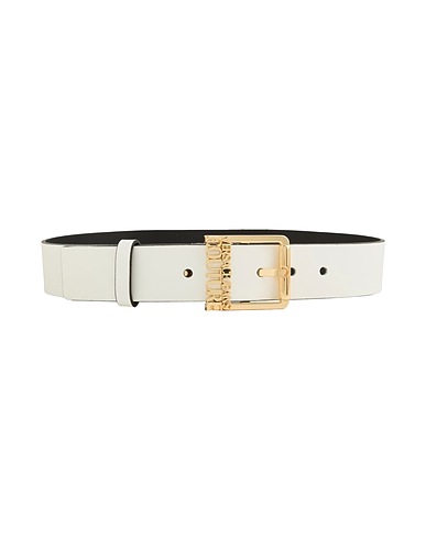 VERSACE JEANS COUTURE Leather belt Black Calfskin