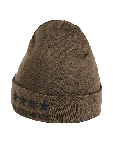 GIVENCHY Mützen & Hüte Militärgrün 95% Baumwolle, 5% Kaschmir