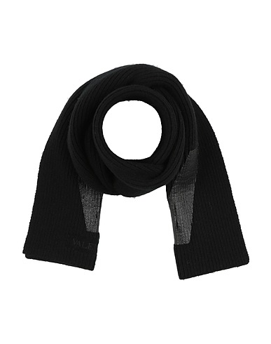 VALENTINO GARAVANI Scarves and foulards Black 100% Virgin Wool