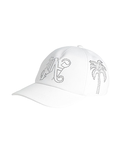 PALM ANGELS Cappello Bianco 100% Cotone