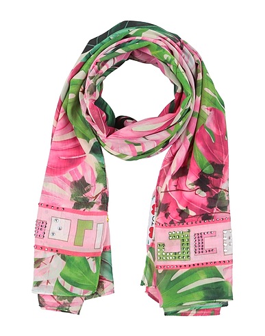 GAI MATTIOLO Scarves and foulards LOVE TO LOVE Magenta Textile fibers