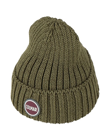 COLMAR Hat Military green 50% Virgin Wool, 50% Acrylic