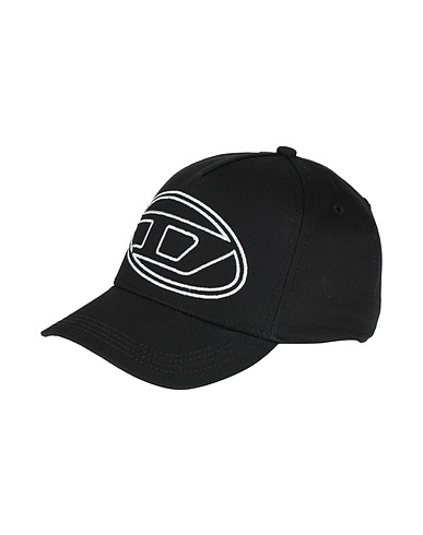 DIESEL Hat Black 100% Cotton
