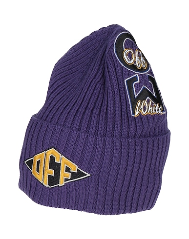 OFF-WHITE™ Hat Purple 100% Wool