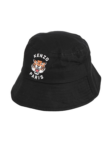 KENZO KIDS Hat Black 100% Cotton
