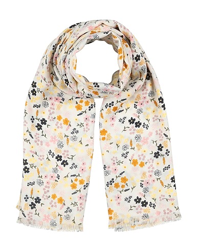 BARBOUR Scarves and foulards Cream 50% Recycled polyester, 50% Polyester