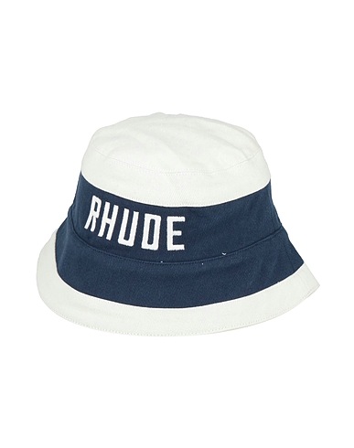 RHUDE Cappello Blu navy 100% Cotone
