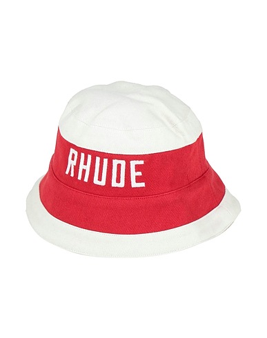 RHUDE Hat Red 100% Cotton