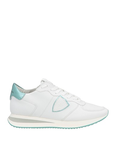 PHILIPPE MODEL Sneakers White Leather, Textile fibres