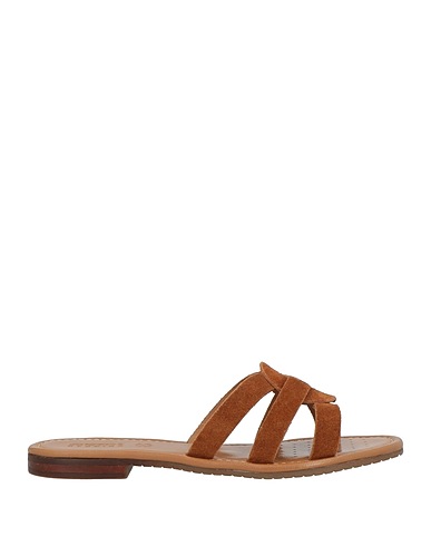 GEOX Sandals Brown Leather