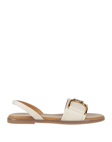 GEOX Sandals Off white Leather