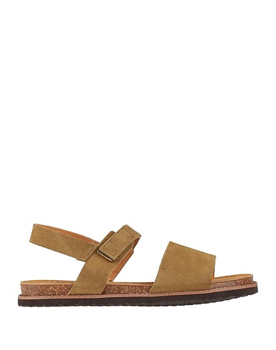 GEOX Sandali Verde militare Pelle