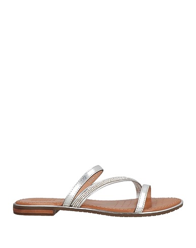 GEOX Sandals Silver Leather