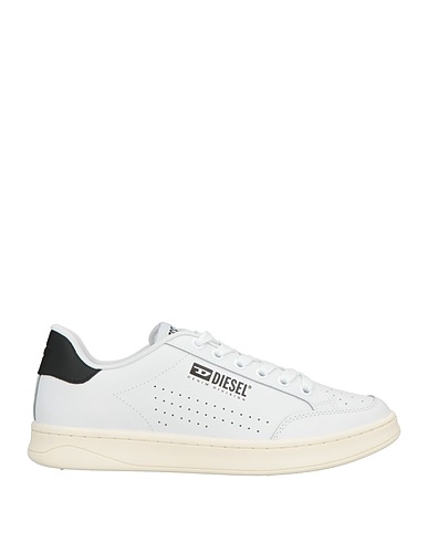 DIESEL Sneakers Black Cow leather, Textile fibres