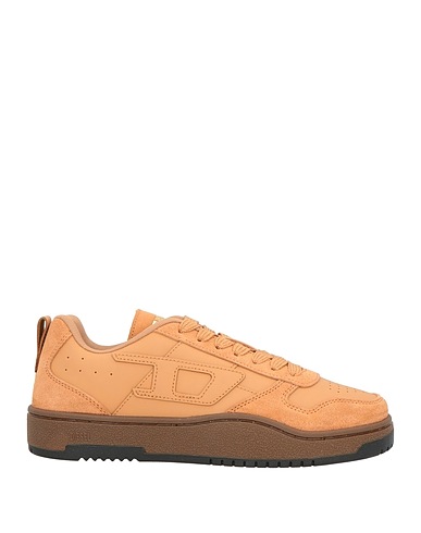 DIESEL Sneakers Camel Cow leather
