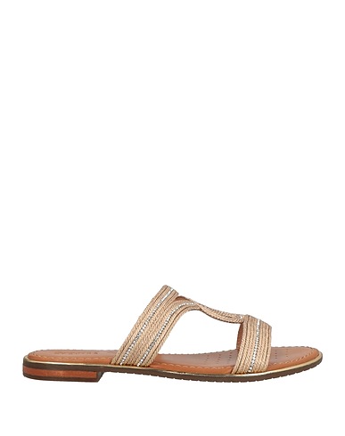 GEOX Sandals Platinum Textile fibers