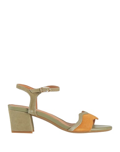 GEOX Sandali Verde militare Pelle