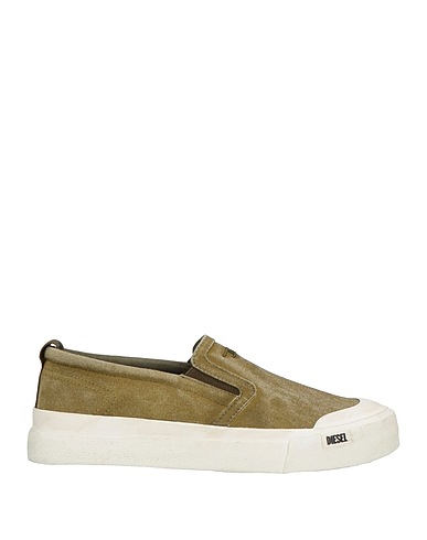 DIESEL Sneakers Military green Cotton