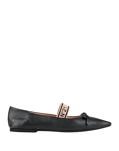 N°21 Ballet flats Black Leather