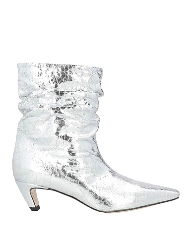 MSGM Ankle boot Silver Leather