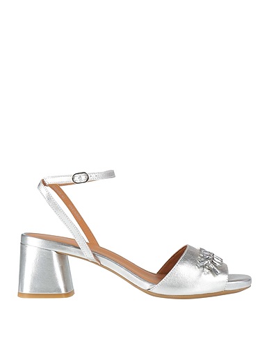 GEOX Sandals Silver Leather