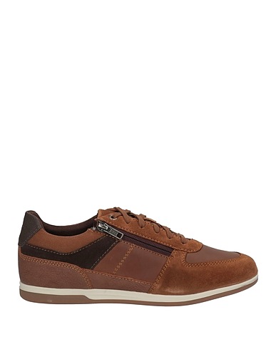GEOX Sneakers Marrón Cuero, Fibras textiles