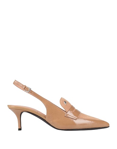 ALBERTA FERRETTI Loafers Camel Leather