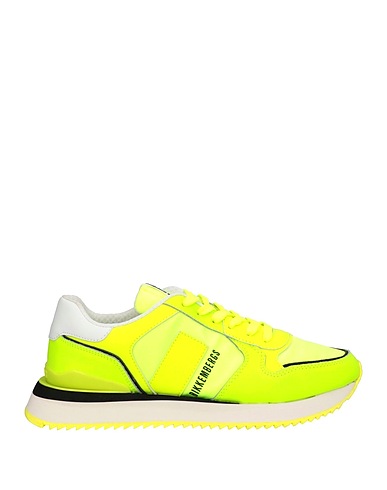 BIKKEMBERGS Sneakers Yellow Textile fibres