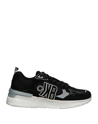 BIKKEMBERGS Sneakers Black Textile fibres, Leather