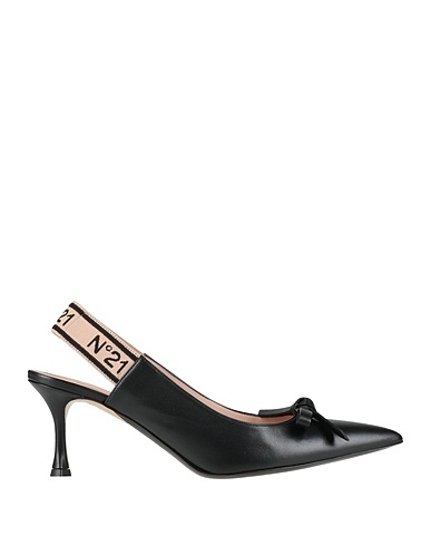 N°21 Court Black Leather