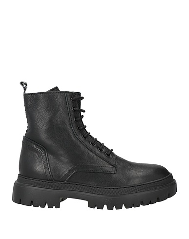 BIKKEMBERGS Stiefelette Schwarz Leder