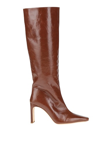STAUD Boots Chocolate brown Leather