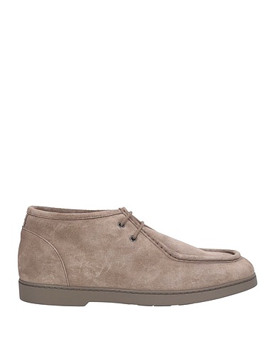DOUCAL'S Ankle boot Light grey Leather