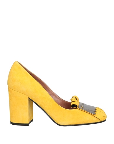 POLLINI Pump Yellow Leather
