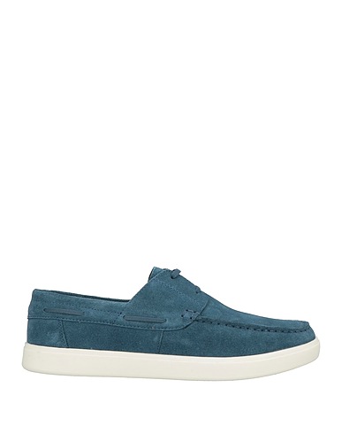 GEOX FOOTWEAR Slate blue Leather