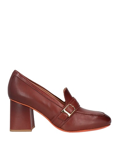 SANTONI Loafers Brown Leather