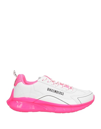 BIKKEMBERGS Sneakers Weiß Gewebefasern