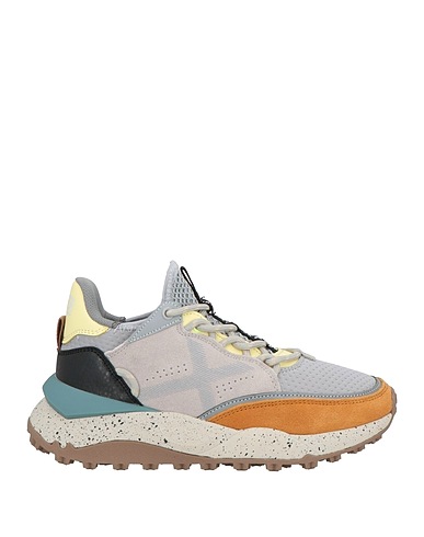 MUNICH Sneakers Light grey Leather, Textile fibres