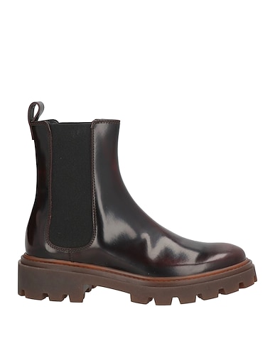 TOD'S Ankle boot TESTA DI MORO Leather, Textile fibres