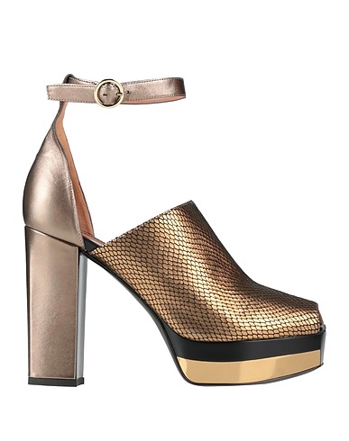 POLLINI Court Gold Leather