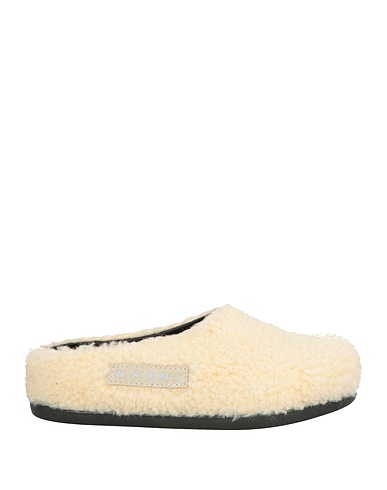 MARNI Sandals Ivory Textile fibres