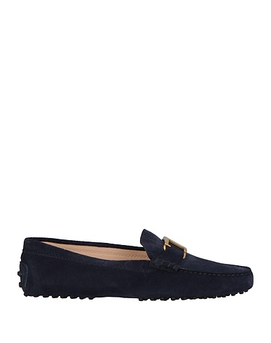 TOD'S Loafers Navy Leather