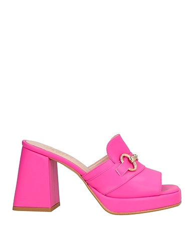 SIBILLE Sandali Fucsia Fibre tessili